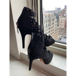 Schutz Lace Up Bootie